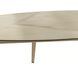 Tuner 54 X 25.75 inch White / Antique Brass Coffee Table